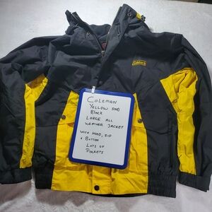 Coleman Yellow and Black All-Weather Jacket